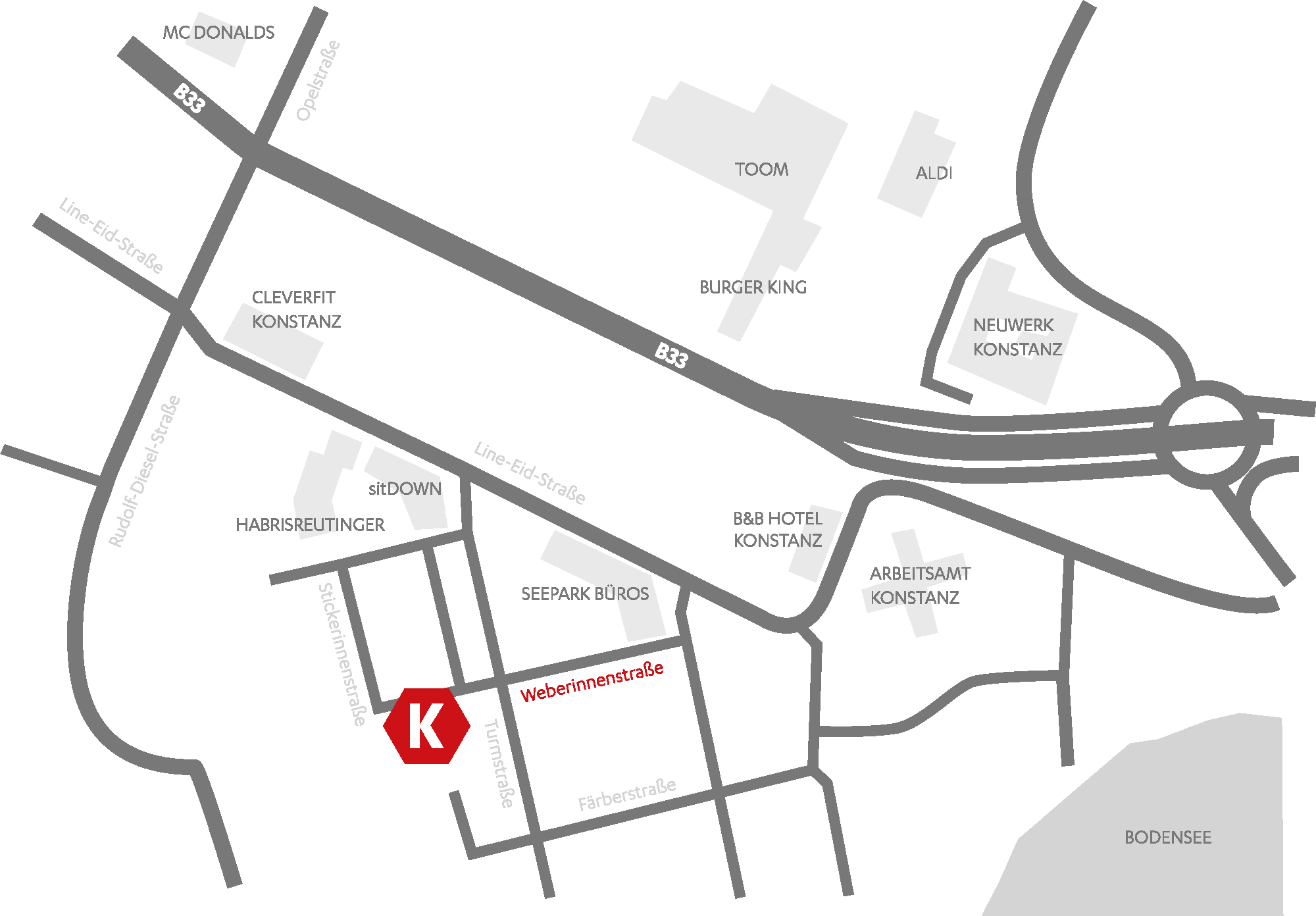Anfahrtskarte